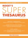 Roget's Super Thesaurus (eBook)